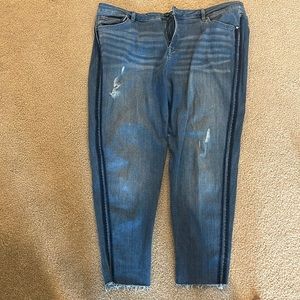 Trouser style Lane Bryant jeans, size 22.